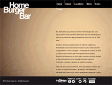 Tablet Screenshot of homeburgerbar.com